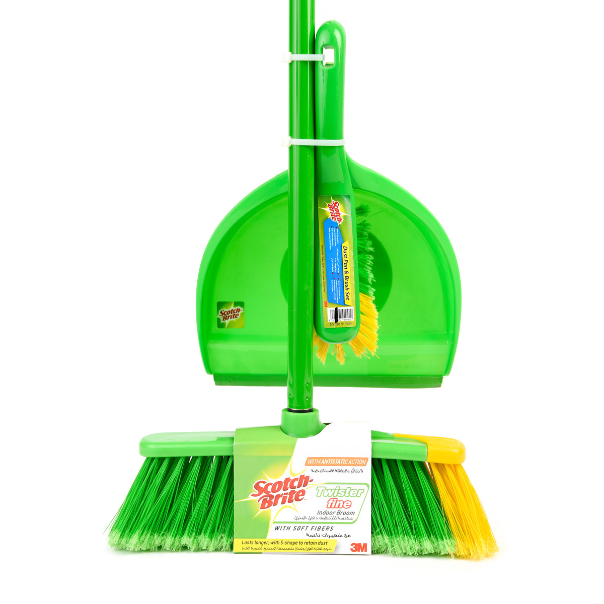 Scotch Brite IndoorBroom+DustpanSet6102